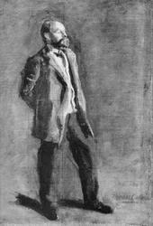 Schizzo per il ritratto di John McLure Hamilton